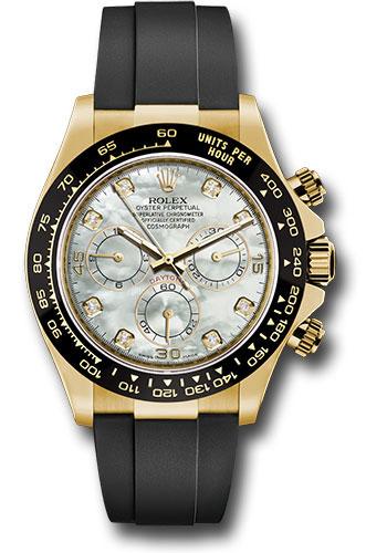 rolex-yellow-gold-cosmograph-daytona-40-watch-white-mother-of-pearl-diamond-dial-black-oysterflex-strap-116518ln-mdof