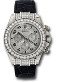 rolex-white-gold-cosmograph-daytona-40-watch-pave-diamond-enamel-arabic-dial-black-leather-strap-116599rbr