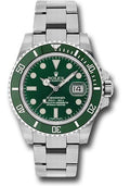 rolex-steel-submariner-date-watch-the-hulk-green-dial-116610lv