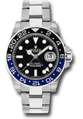 rolex-steel-gmt-master-ii-40-watch-black-and-blue-batman-bezel-black-dial-oyster-bracelet-116710blnr