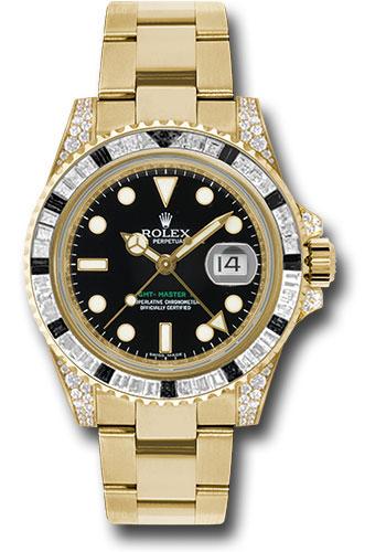 rolex-yellow-gold-gmt-master-ii-40-watch-diamond-and-black-sapphire-bezel-black-dial-oyster-bracelet-116758sanr