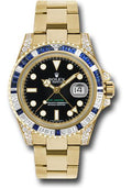 rolex-yellow-gold-gmt-master-ii-40-watch-diamond-and-blue-sapphire-bezel-black-dial-oyster-bracelet-116758sa