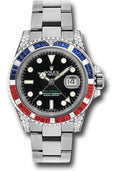 rolex-white-gold-gmt-master-ii-40-watch-sapphire-ruby-diamond-bezel-black-dial-oyster-bracelet-116759saru
