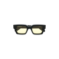 Off-White Virgil Sunglasses — Black – Yellow OERI008C99PLA0021018
