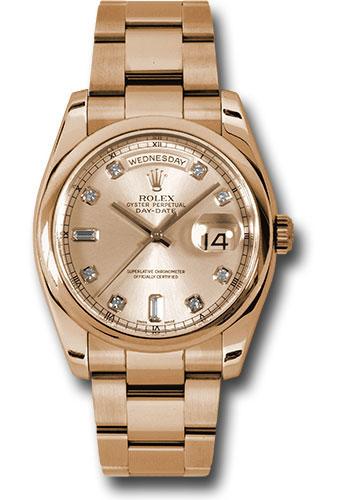 rolex-pink-gold-day-date-36-watch-domed-bezel-pink-champagne-diamond-dial-oyster-bracelet-118205-chdo