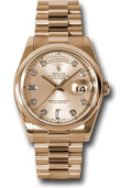 rolex-pink-gold-day-date-36-watch-domed-bezel-pink-champagne-diamond-dial-president-bracelet-118205-chdp