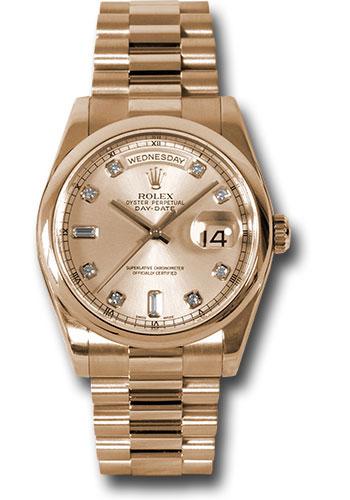 rolex-pink-gold-day-date-36-watch-domed-bezel-pink-champagne-diamond-dial-president-bracelet-118205-chdp