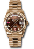 rolex-everose-gold-day-date-36-watch-domed-bezel-chocolate-diamond-and-ruby-dial-president-bracelet-118205-chodrp