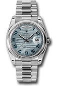 rolex-platinum-day-date-36-watch-domed-bezel-ice-blue-wave-arabic-dial-president-bracelet-118206-glawap