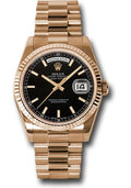 rolex-pink-gold-day-date-36-watch-fluted-bezel-black-index-dial-president-bracelet-118235-bksp