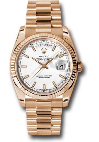 rolex-pink-gold-day-date-36-watch-fluted-bezel-white-index-dial-president-bracelet-118235-wsp