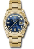 rolex-yellow-gold-day-date-36-watch-fluted-bezel-blue-diamond-dial-oyster-bracelet-118238-bdo