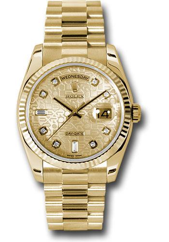 rolex-yellow-gold-day-date-36-watch-fluted-bezel-champagne-jubilee-diamond-dial-president-bracelet-118238-chjdp