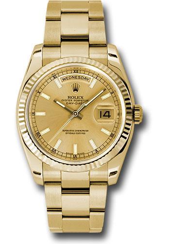rolex-yellow-gold-day-date-36-watch-fluted-bezel-champagne-index-dial-oyster-bracelet-118238-chso