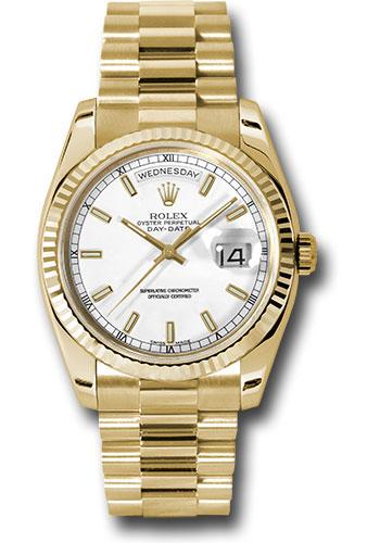 rolex-yellow-gold-day-date-36-watch-fluted-bezel-white-index-dial-president-bracelet-118238-wsp