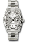 rolex-white-gold-day-date-36-watch-fluted-bezel-silver-diamond-dial-president-bracelet-118339-sdp