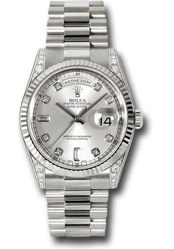 rolex-white-gold-day-date-36-watch-fluted-bezel-silver-diamond-dial-president-bracelet-118339-sdp