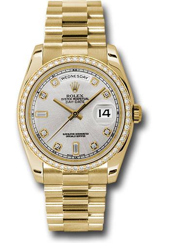 rolex-yellow-gold-day-date-36-watch-bezel-silver-diamond-dial-president-bracelet-118348-sdp