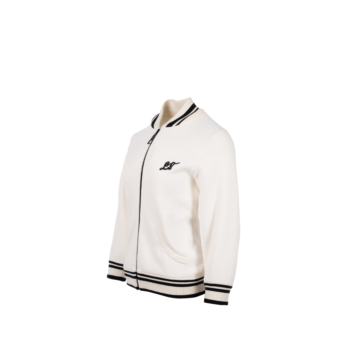 louis-vuitton-size-xs-long-sleeved-zip-jacket-wool-cotton-white