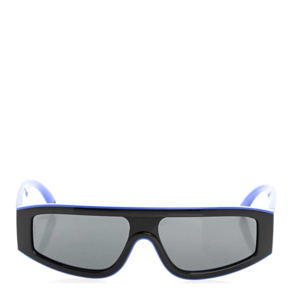 Chanel Cat-Eye Sunglasses — Black – 6057 Blue