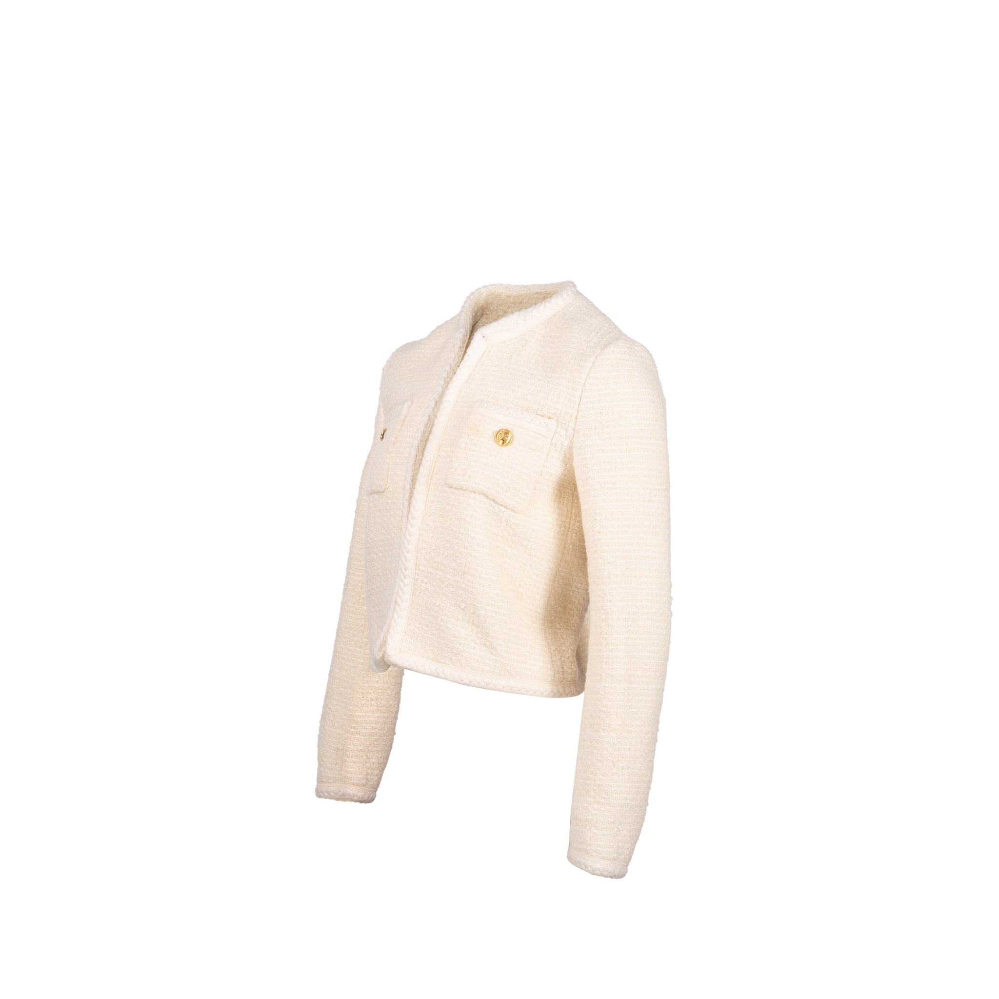 celine-size-34-tweed-jacket-wool-cotton-white