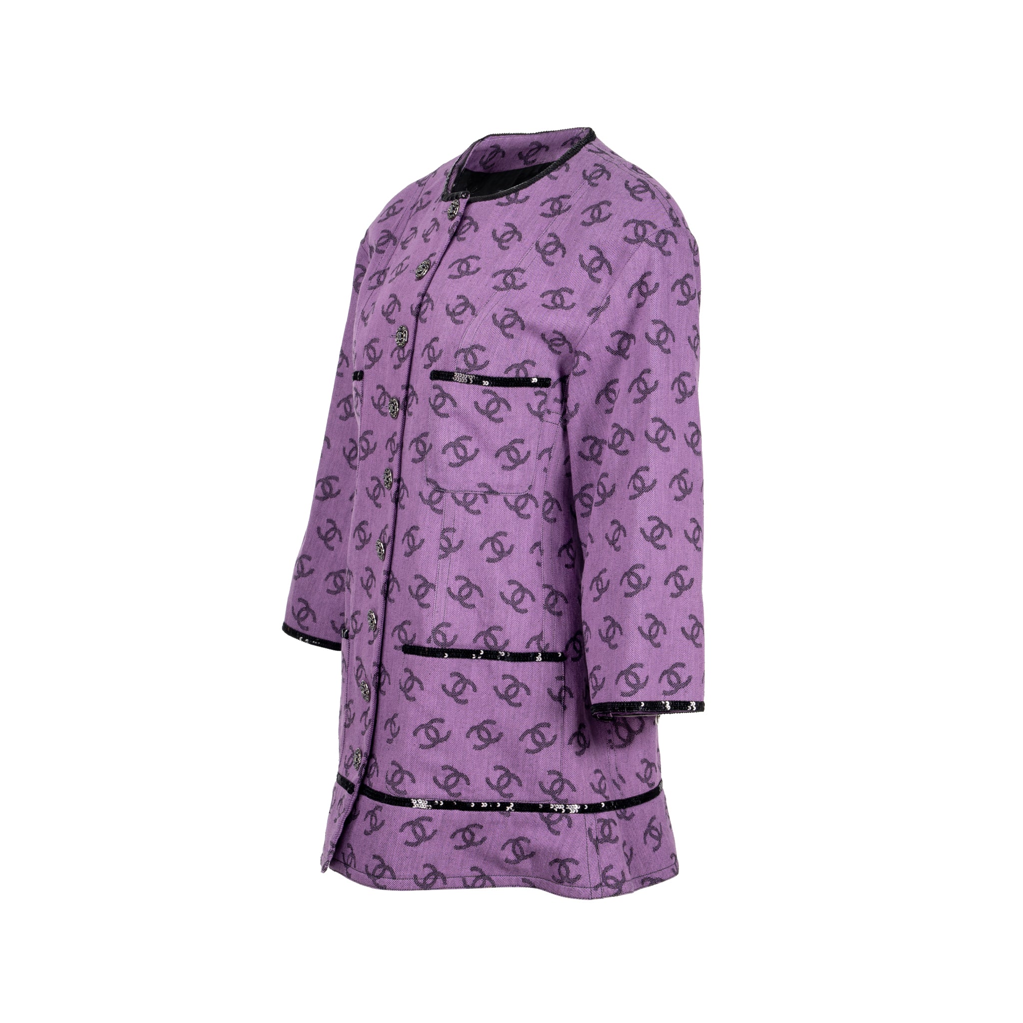 chanel-size-38-22s-cc-logo-jacket-purple-black