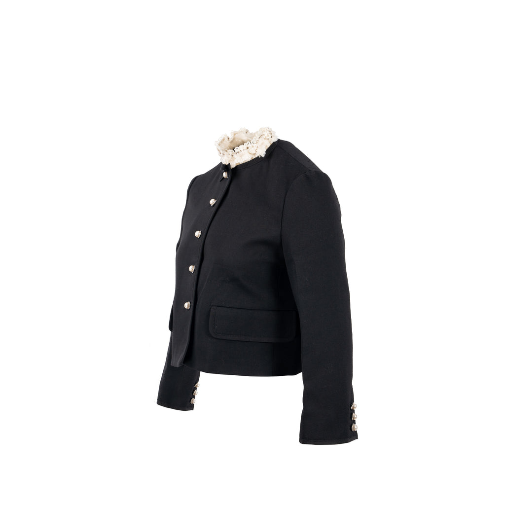 miu-miu-size-38-cropped-button-up-lace-jacket-black