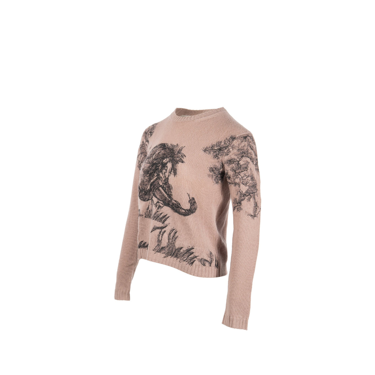 dior-size-fr-36-graphic-print-sweater-cashmere-dark-pink-black-1