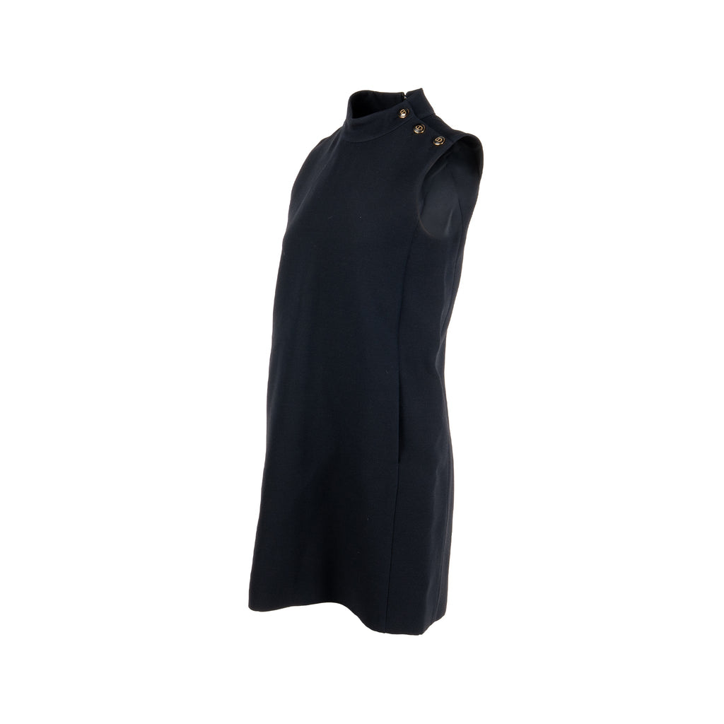 dior-size-36-sleeveless-dress-wool-silk-black