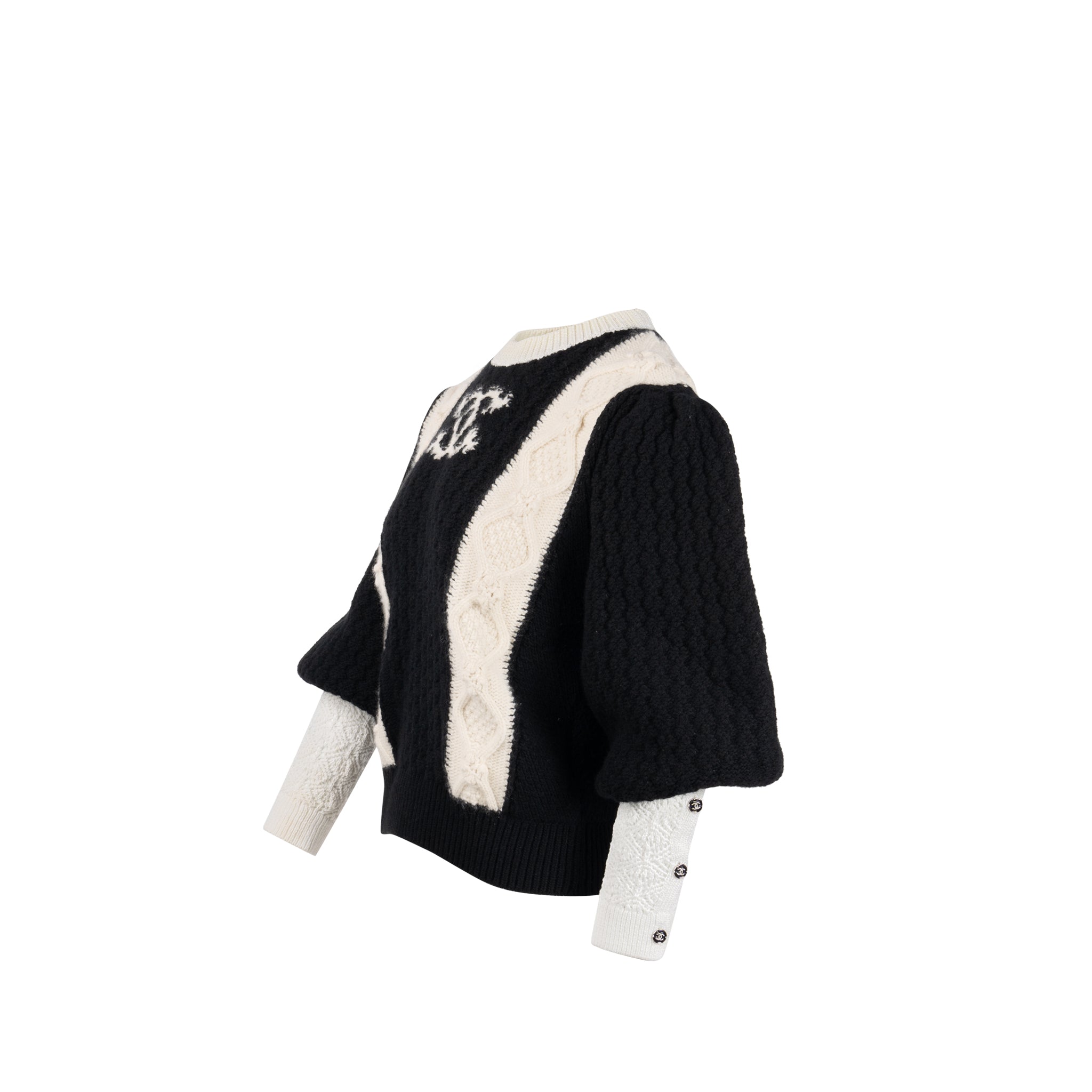 chanel-size-38-cc-logo-sweater-wool-cashmere-cotton-white-black-shw