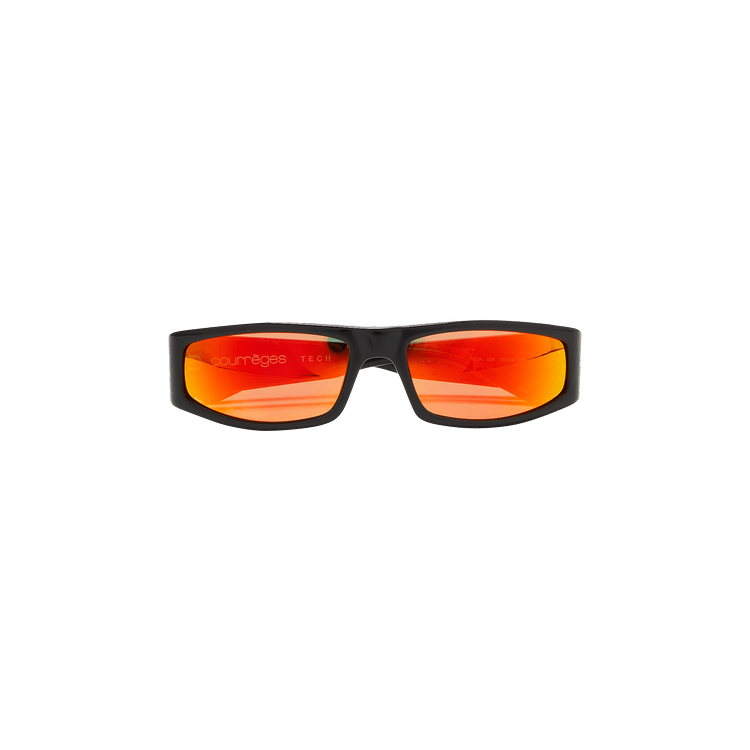 Courrèges Tech Sunglasses — Black – Sunset 523ALU001AC0006 I092