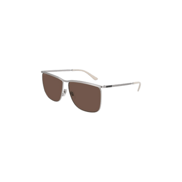 Gucci Square Frame Sunglasses — Silver