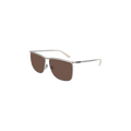 Gucci Square Frame Sunglasses — Silver