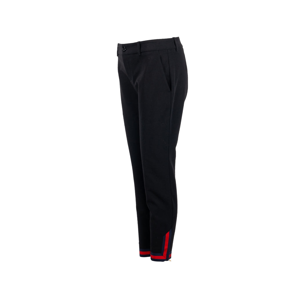 gucci-size-40-zip-finished-web-pants-cotton-polyamide-black