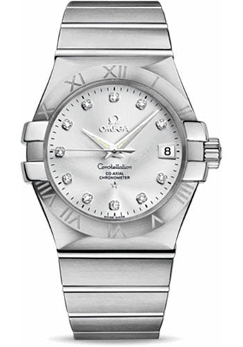omega-gents-constellation-chronometer-watch-35-mm-brushed-steel-case-silver-diamond-dial-123-10-35-20-52-001