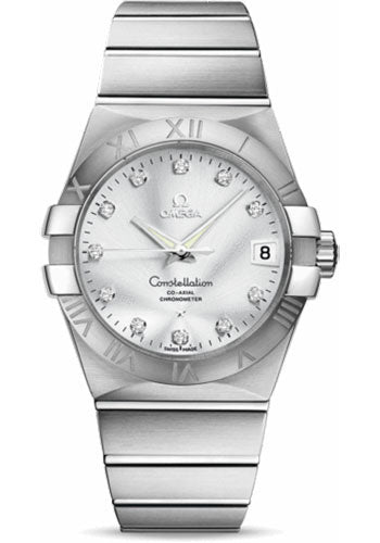 omega-gents-constellation-chronometer-watch-38-mm-brushed-steel-case-silver-diamond-dial-123-10-38-21-52-001