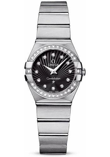 omega-ladies-constellation-quartz-watch-24-mm-brushed-steel-case-diamond-bezel-black-diamond-dial-123-15-24-60-51-001