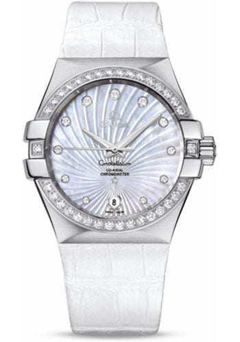 omega-ladies-constellation-chronometer-watch-35-mm-brushed-steel-case-diamond-bezel-mother-of-pearl-supernova-diamond-dial-white-leather-strap-123-18-35-20-55-001