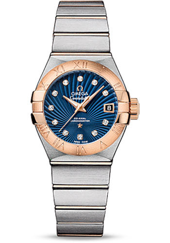 omega-ladies-constellation-chronometer-watch-27-mm-brushed-steel-and-red-gold-case-blue-supernova-diamond-dial-123-20-27-20-53-001