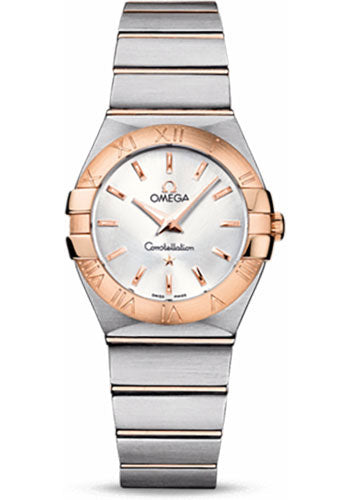 omega-ladies-constellation-quartz-watch-27-mm-brushed-steel-and-red-gold-case-silver-dial-123-20-27-60-02-001