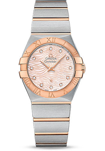 omega-constellation-quartz-watch-27-mm-steel-case-18k-red-gold-bezel-pink-mother-of-pearl-diamond-dial-123-20-27-60-57-004