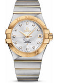 omega-gents-constellation-chronometer-watch-35-mm-brushed-steel-and-yellow-gold-case-silver-diamond-dial-123-20-35-20-52-002