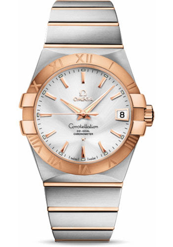 omega-gents-constellation-chronometer-watch-38-mm-brushed-steel-and-red-gold-case-silver-dial-123-20-38-21-02-001