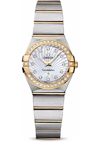 omega-ladies-constellation-quartz-watch-24-mm-brushed-steel-and-yellow-gold-case-diamond-bezel-mother-of-pearl-diamond-dial-123-25-24-60-55-004