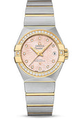 omega-constellation-co-axial-watch-27-mm-steel-case-diamond-set-yellow-gold-bezel-pink-mother-of-pearl-dial-123-25-27-20-57-005