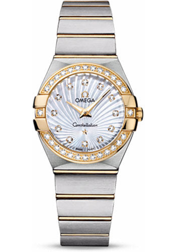 omega-ladies-constellation-quartz-watch-27-mm-brushed-steel-and-yellow-gold-case-diamond-bezel-mother-of-pearl-diamond-dial-123-25-27-60-55-004
