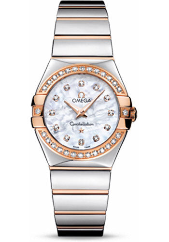 omega-ladies-constellation-polished-quartz-watch-27-mm-polished-steel-and-red-gold-case-diamond-bezel-mother-of-pearl-diamond-dial-steel-and-red-gold-bracelet-123-25-27-60-55-005