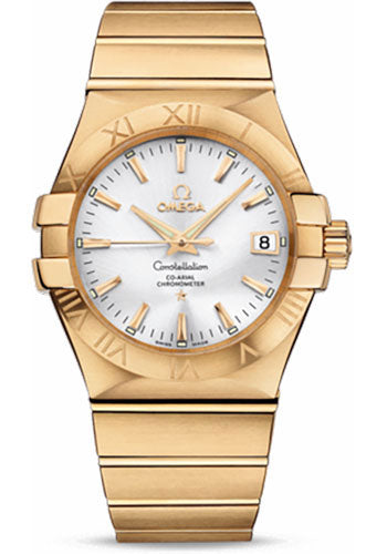 omega-gents-constellation-chronometer-watch-35-mm-brushed-yellow-gold-case-silver-dial-123-50-35-20-02-002