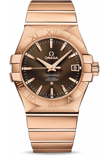 omega-gents-constellation-chronometer-watch-35-mm-brushed-red-gold-case-brown-dial-123-50-35-20-13-001
