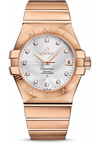 omega-gents-constellation-chronometer-watch-35-mm-brushed-red-gold-case-silver-diamond-dial-123-50-35-20-52-001
